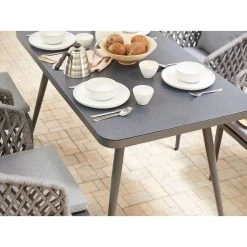 Beliani Tuintafel LIPARI - Grijs Aluminium 9 Beliani Tuintafel LIPARI - Grijs Aluminium -Beroemde Tuinmeubel Winkel be9e9b22d3d043f2938f0a82b56ea921