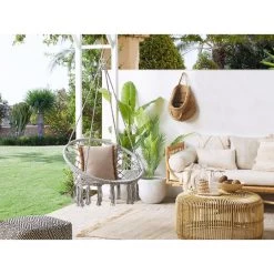 Beliani Hangstoel GABELLA - Grijs Katoen 7 Beliani Hangstoel GABELLA - Grijs Katoen -Beroemde Tuinmeubel Winkel c50ee244208a4814913925a8c653b6c5