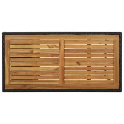 VidaXL Bartafel Met Opbergrek 120x60x110 Cm Poly Rattan Zwart 9 VidaXL Bartafel Met Opbergrek 120x60x110 Cm Poly Rattan Zwart -Beroemde Tuinmeubel Winkel c75b76b7237c4d50ab63797b332458d9