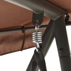 VidaXL Schommelbank Voor Buiten Met Luifel Koffiekleurig 9 VidaXL Schommelbank Voor Buiten Met Luifel Koffiekleurig -Beroemde Tuinmeubel Winkel cfe6933272f34a9c966e1b1db974f244