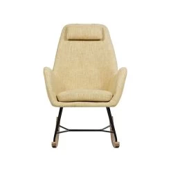 Beliani Schommelstoel ARRIE - Geel Polyester 9 Beliani Schommelstoel ARRIE - Geel Polyester -Beroemde Tuinmeubel Winkel e74ed666beaf475a822ba7d4744b25e3