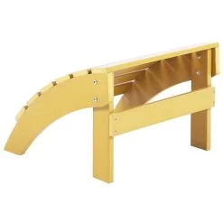 Beliani Voetenbankje ADIRONDACK - Geel Kunsthout -Beroemde Tuinmeubel Winkel edc5de018d724b04806c8e551252ffed