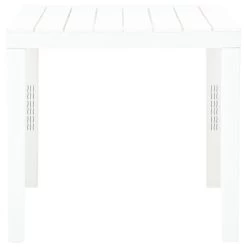 VidaXL Tuintafel 78x78x72 Cm Kunststof Wit -Beroemde Tuinmeubel Winkel f3c897c67f534153867f5a1b04637dec